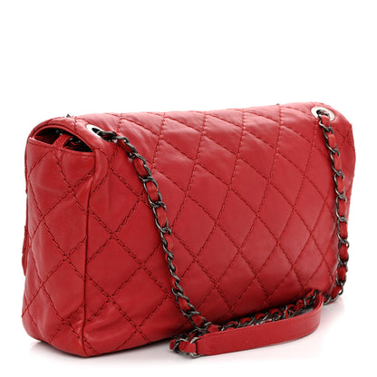 Chanel Calfskin Ultimate Stitch Flap Red 3 of 10