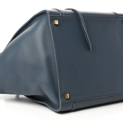 Celine Supple Calfskin Medium Phantom Luggage Blue 6 of 16