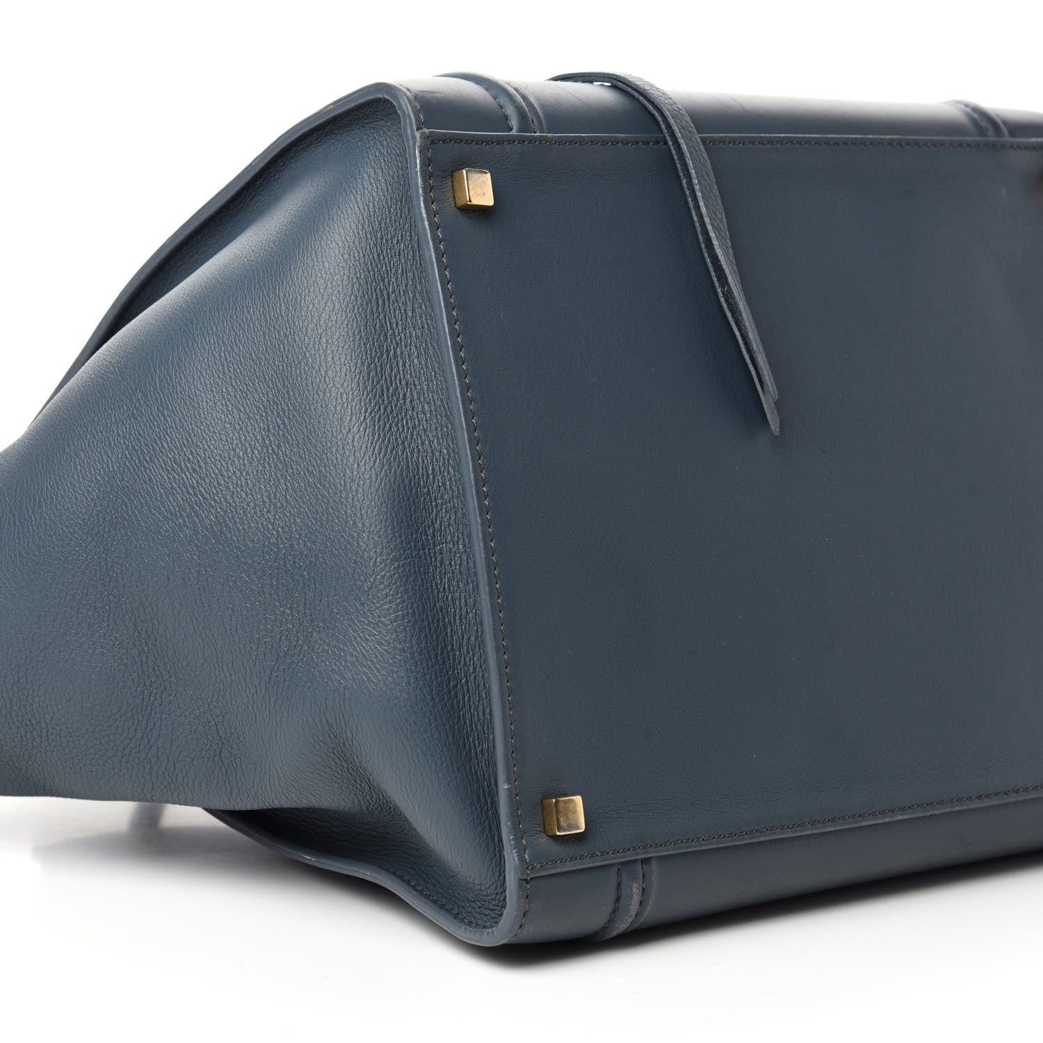 Celine Supple Calfskin Medium Phantom Luggage Blue 6 of 16