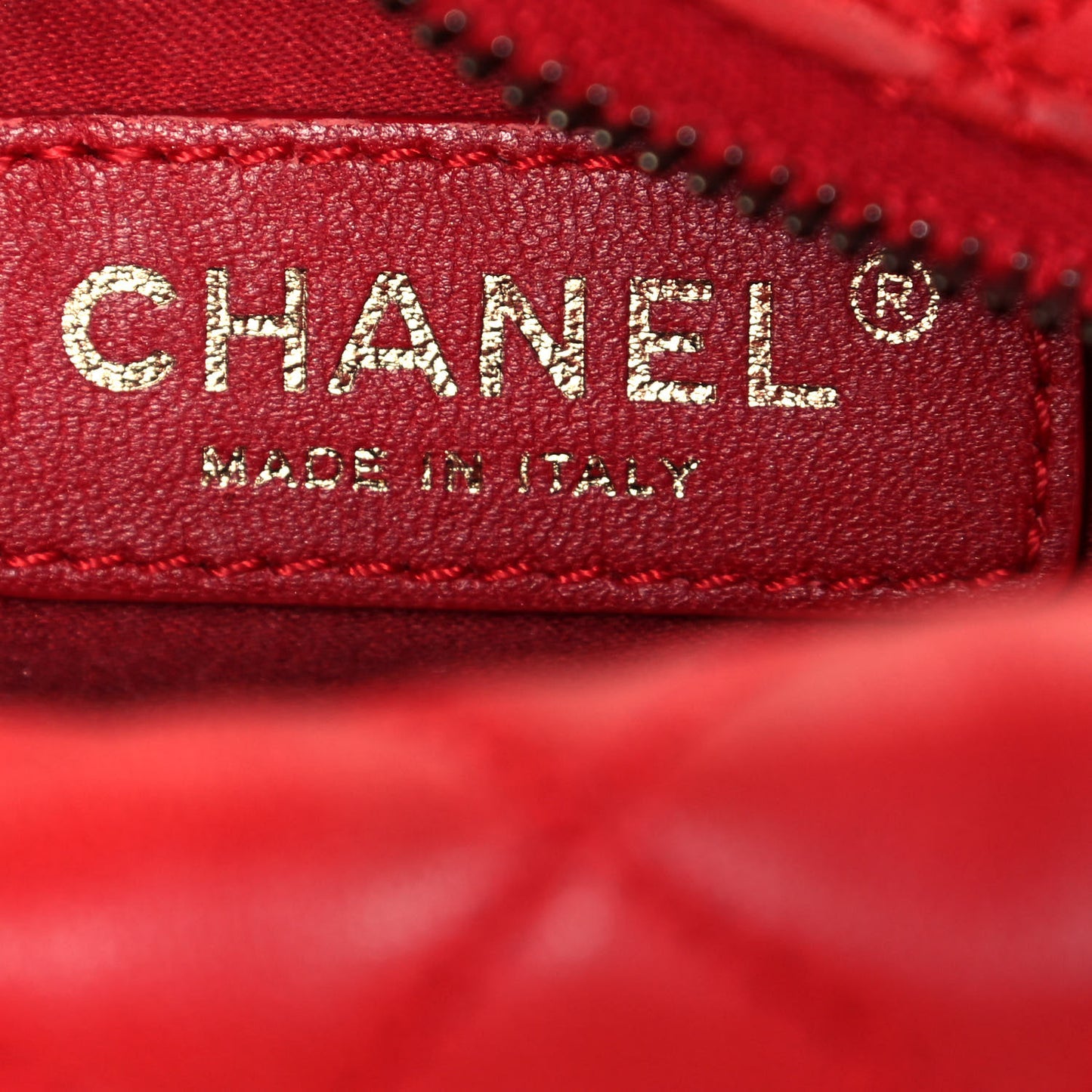 Lambskin Quilted Small Hobo Red