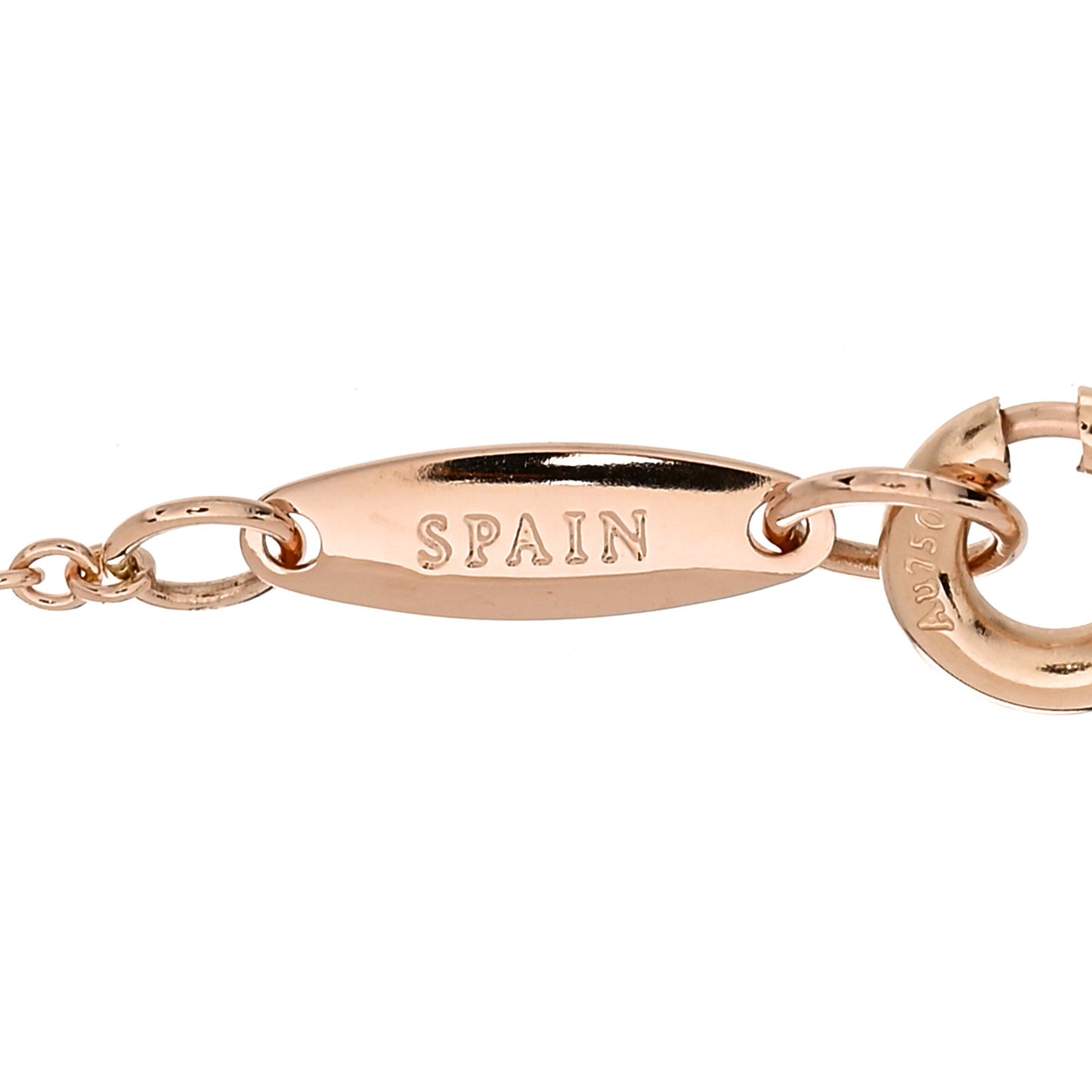 18K Rose Gold Diamond .03ct Elsa Peretti Diamonds by the Yard Bracelet