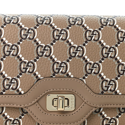 Gucci GG Shadow Monogram Small Luce Shoulder Bag Beige 8 of 10