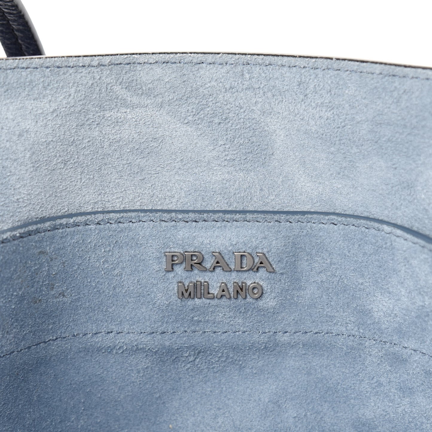 Glace Calf Etiquette Tote Astrale Inchiostro