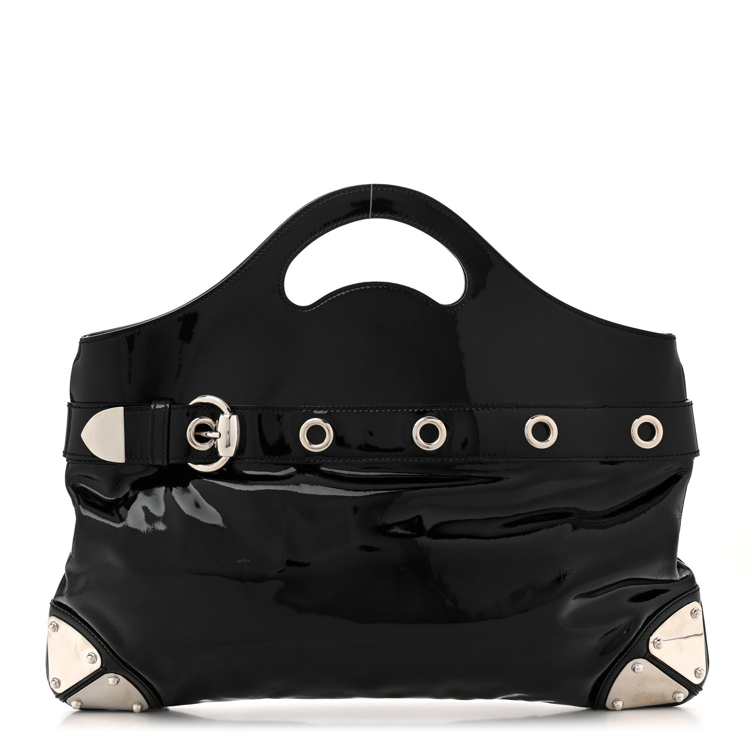 Gucci Patent Romy Medium Tote Black 1 of 11