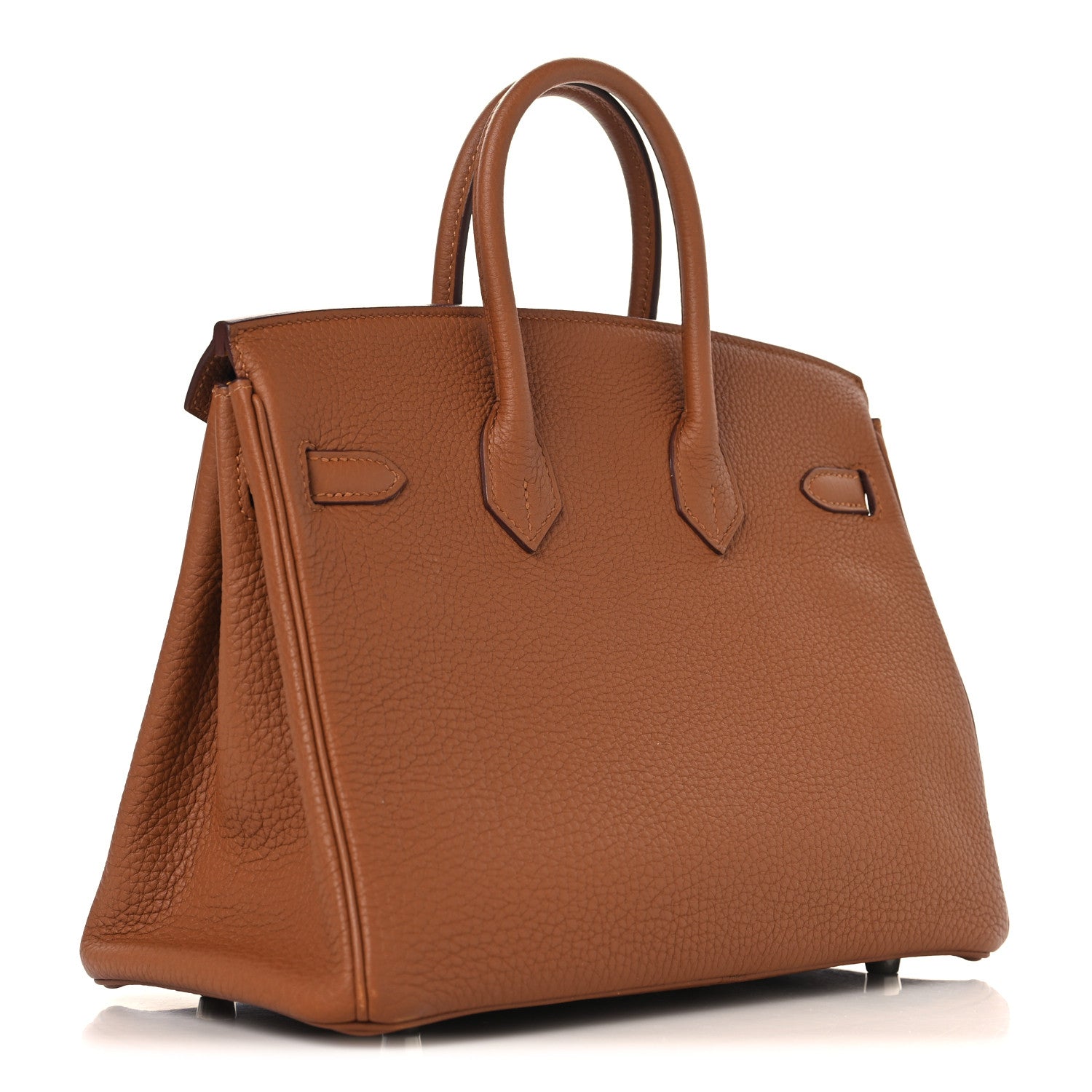 Hermes Togo Swift Officier Birkin 25 Gold Ambre 3 of 13