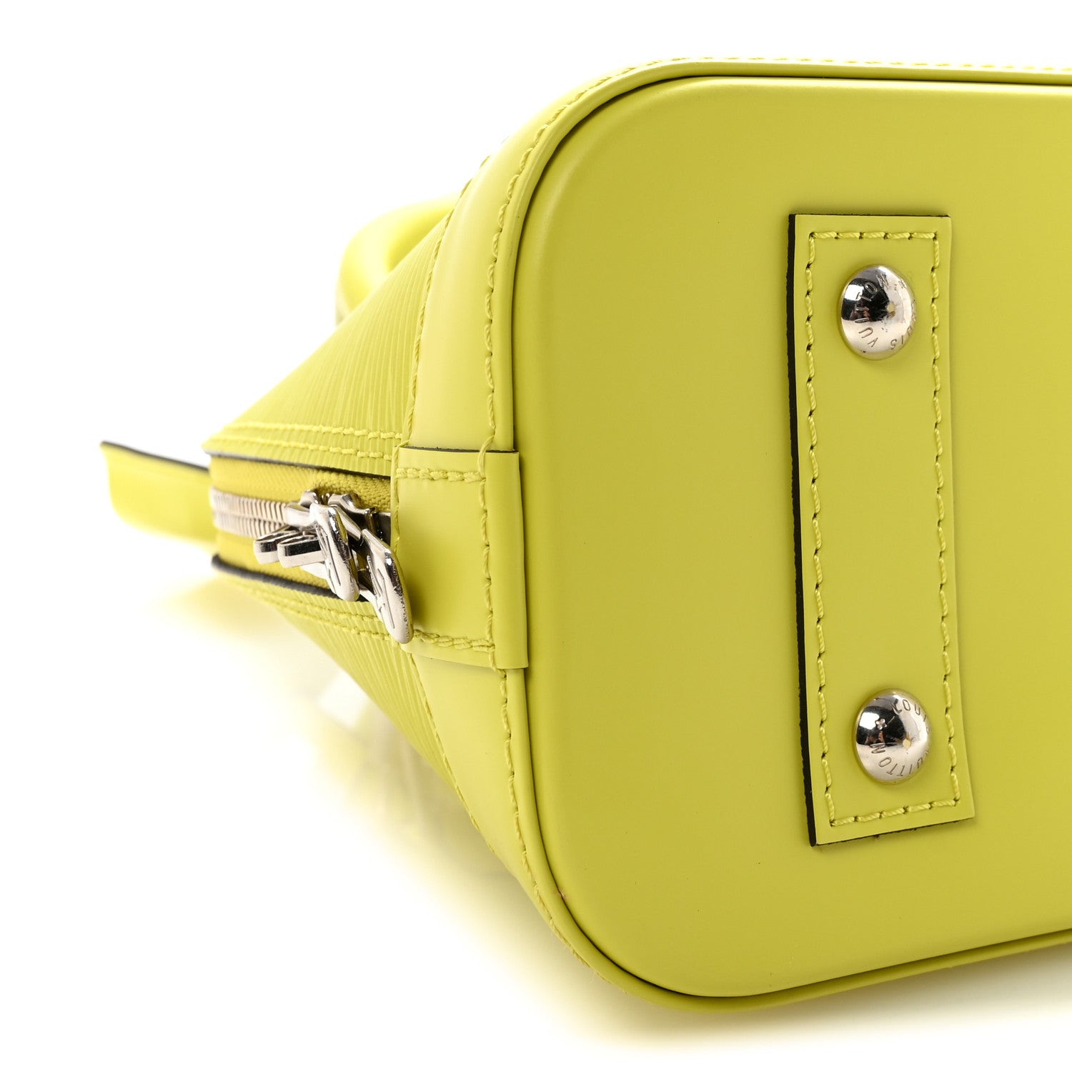 Louis Vuitton Epi Jacquard Alma BB Yellow Citron 8 of 9