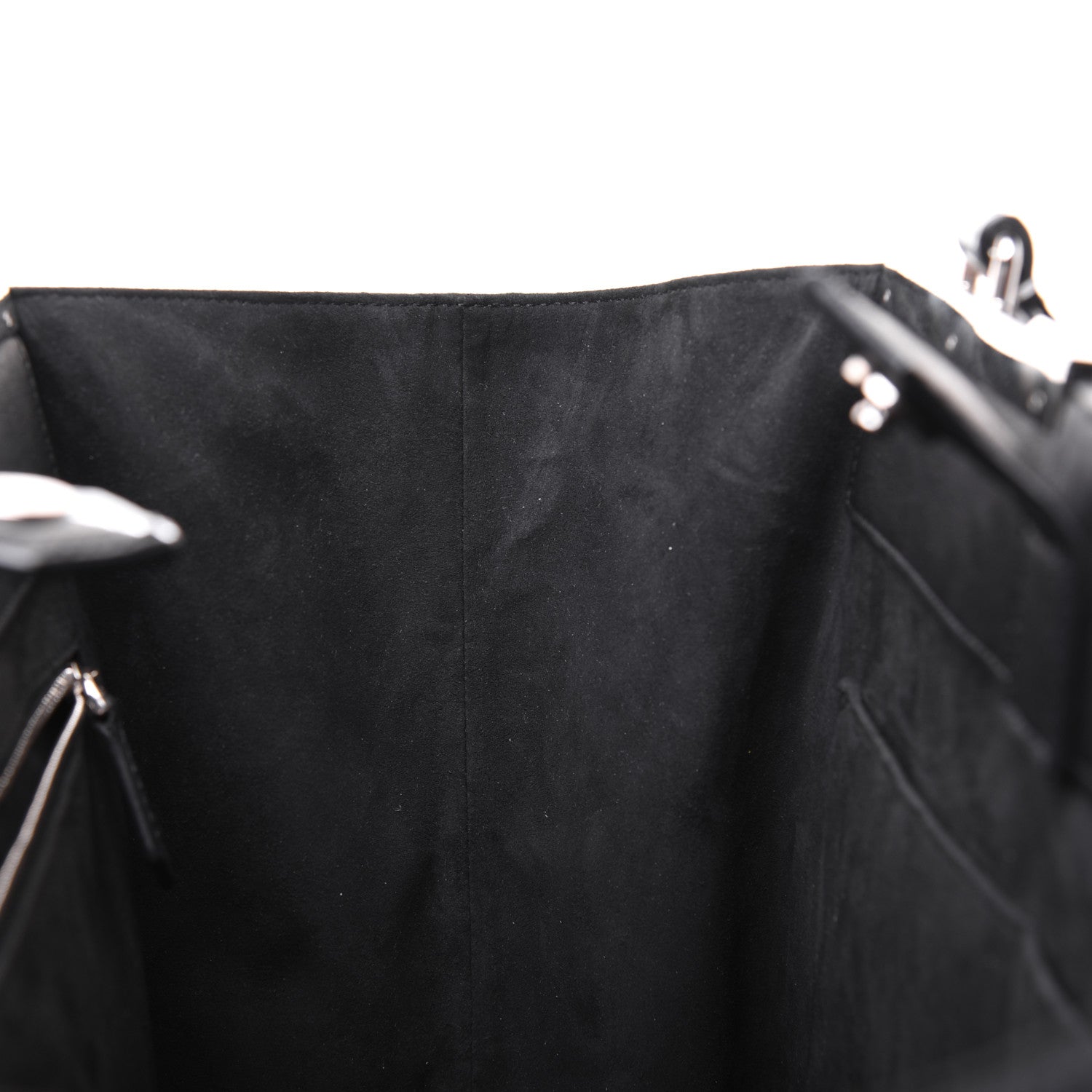 Fendi Vitello Elite Bi Color 3Jours Tote Argento Black 8 of 21