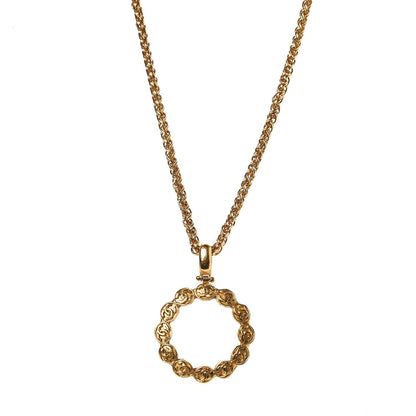 Chanel Loupe Magnifying Glass Necklace Gold 1 of 6