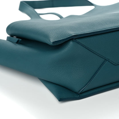 Celine Baby Grained Calfskin Medium Tri-Fold Bag Ocean 8 of 9