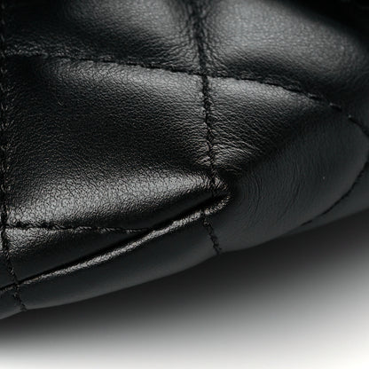 Chanel Calfskin Quilted CC Uniform Flap Belt Bag Black 9 of 10