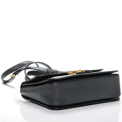 Miu Miu Goatskin Madras Shoulder Bag Ardesia 4 of 9