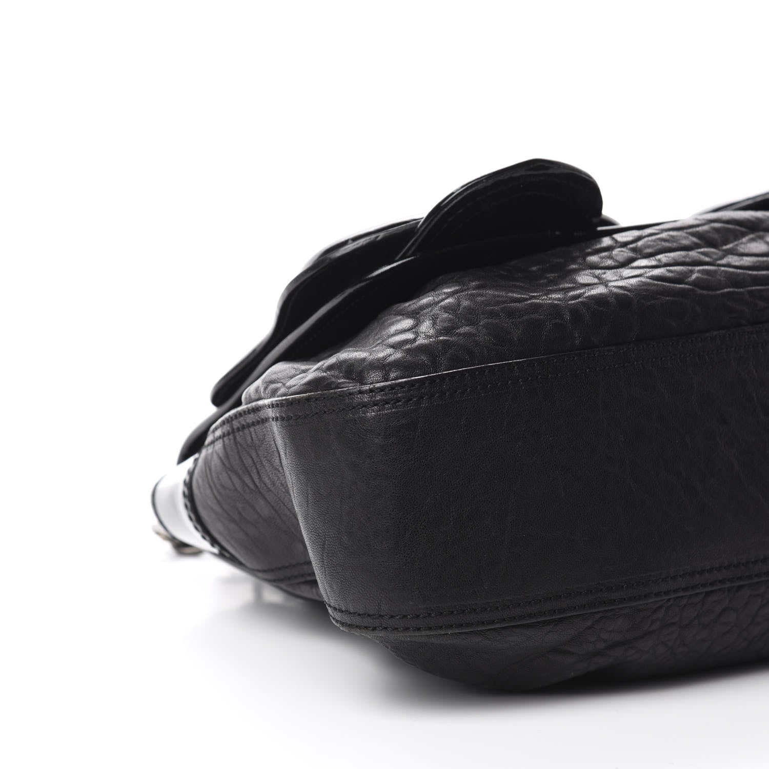 Fendi Nappa Patent B Bag Black 6 of 14
