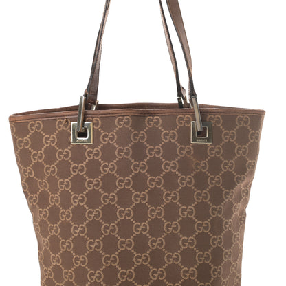 Gucci Monogram Small Bucket Tote Brown 8 of 21