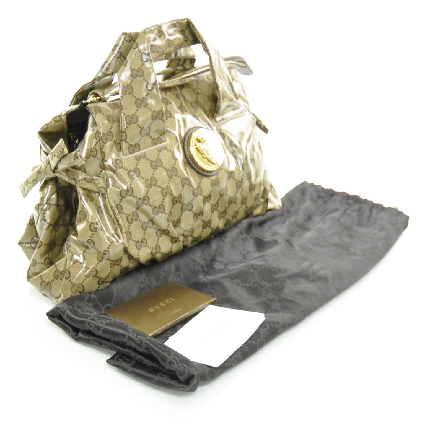 Gucci Crystal Monogram Small Hysteria Tote 3 of 8