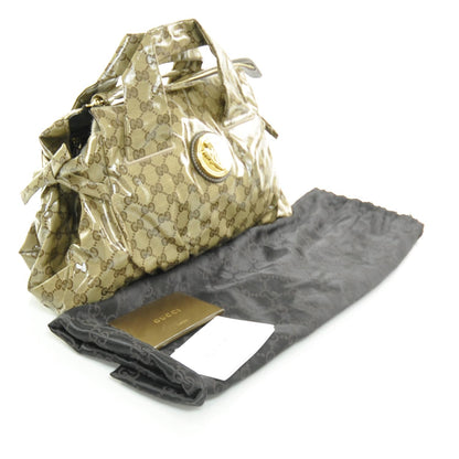 Gucci Crystal Monogram Small Hysteria Tote 3 of 8