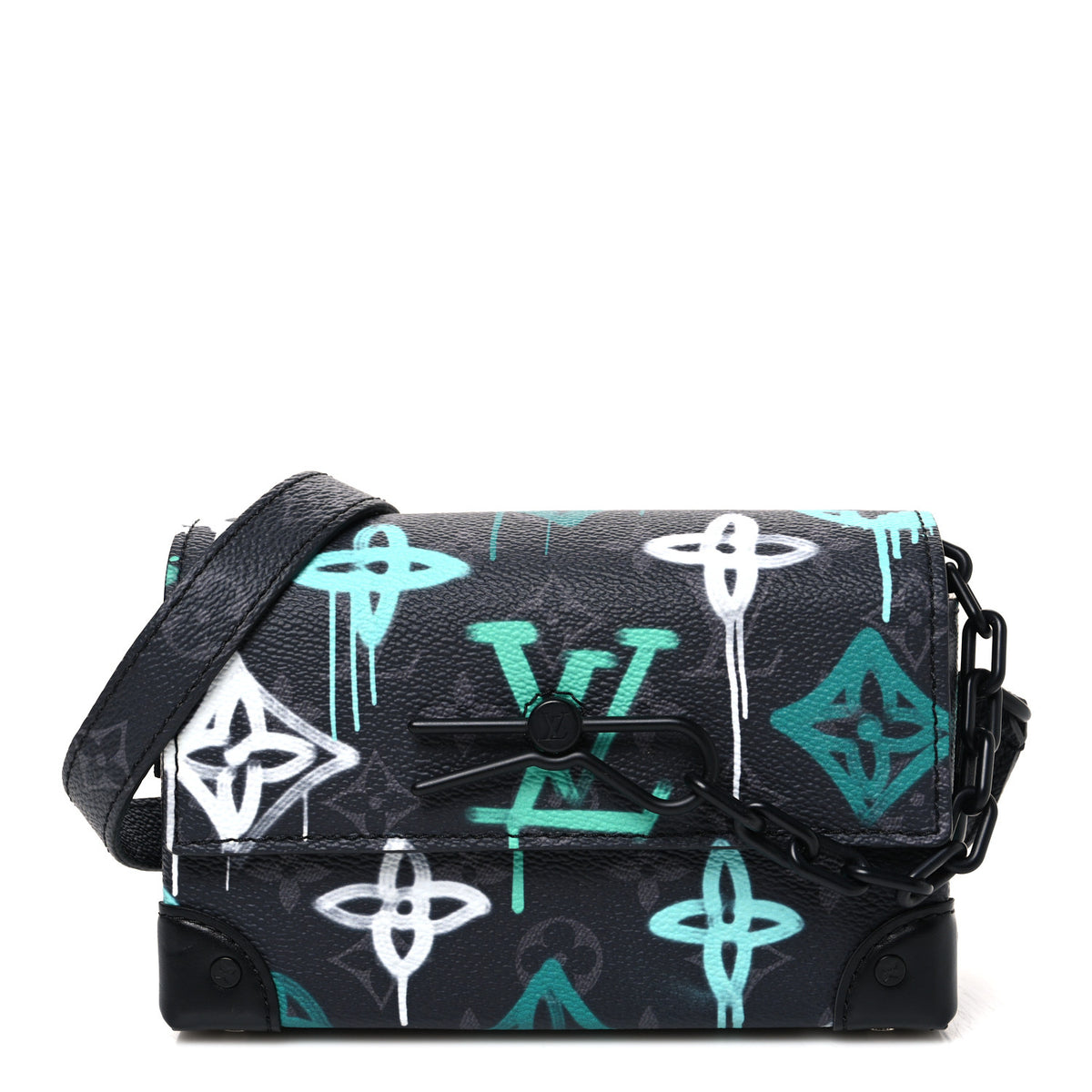 Monogram Eclipse Steamer Wearable Wallet Graffiti Multicolor