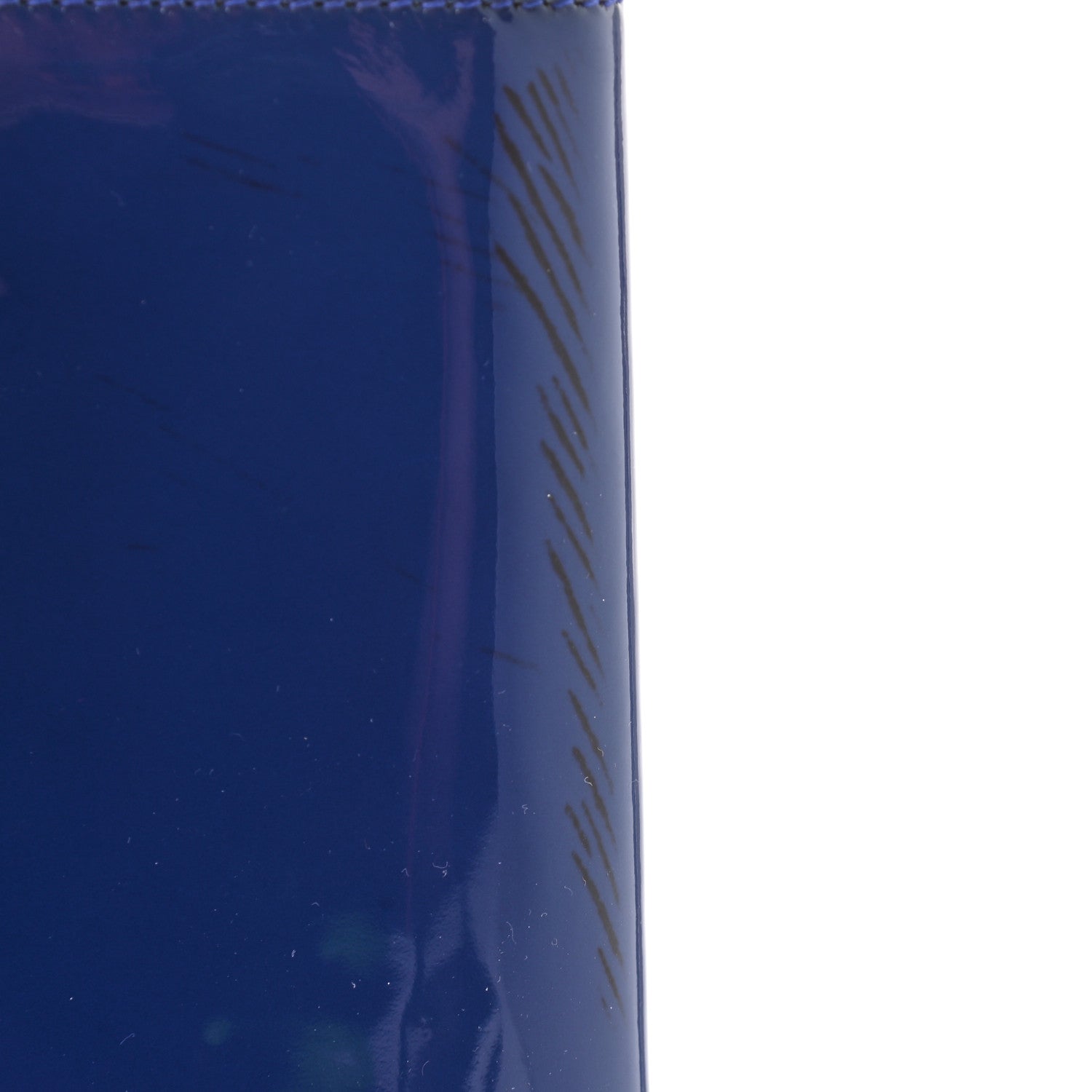 Saint Laurent Patent Calfskin Monogram Large Belle De Jour Clutch Royal Blue 9 of 12