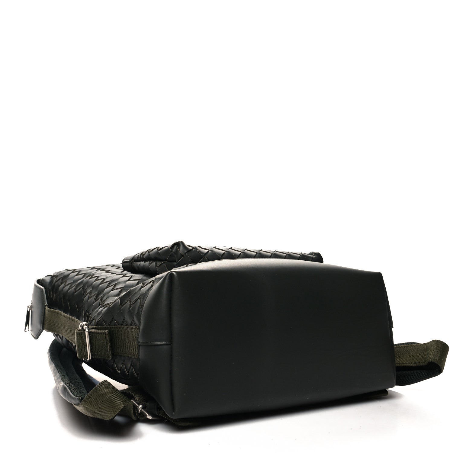 Bottega Veneta Calfskin Intrecciato Hydrology Backpack Camping Green 4 of 9
