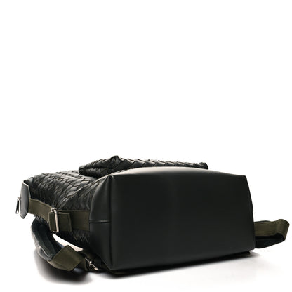 Bottega Veneta Calfskin Intrecciato Hydrology Backpack Camping Green 4 of 9