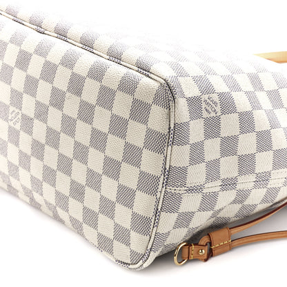 Louis Vuitton Damier Azur Neo Neverfull MM Rose Ballerine 15 of 15