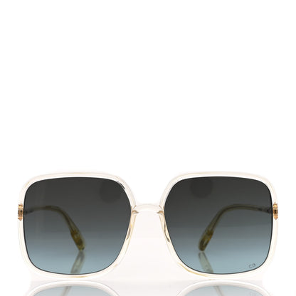 Christian Dior Acetate Square So Stellaire 1 Sunglasses Blue 2 of 9