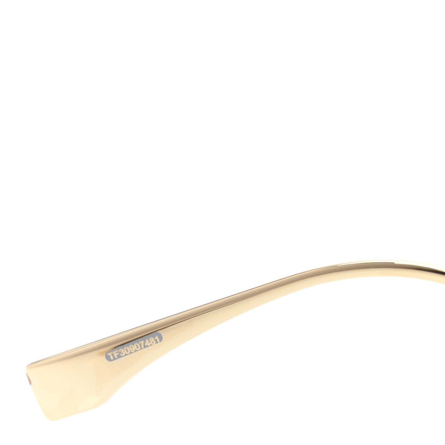 Fendi Metal Square Sunglasses FE40013U Gold Brown 7 of 10