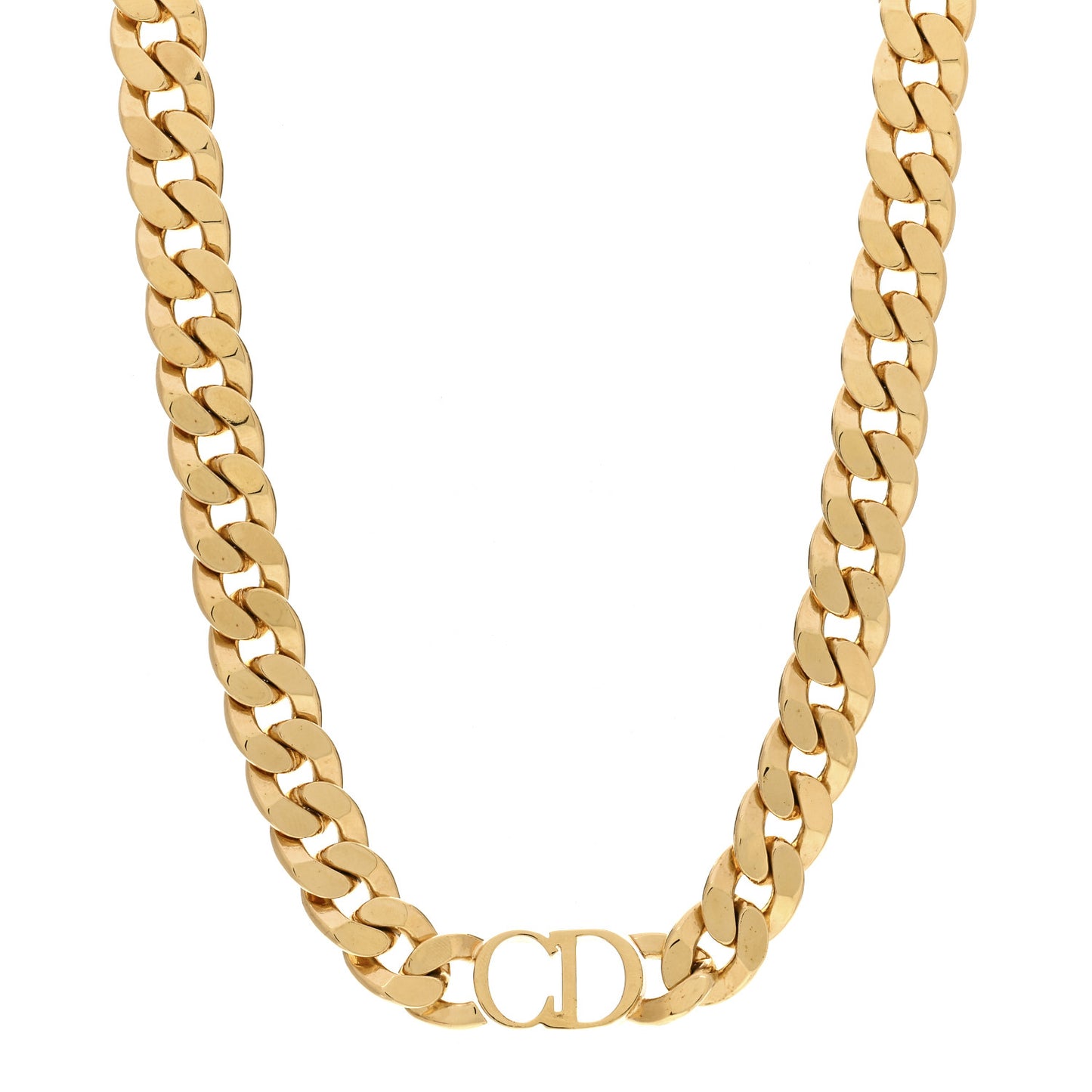 Metal Danseuse Etoile Chain Choker Necklace Gold