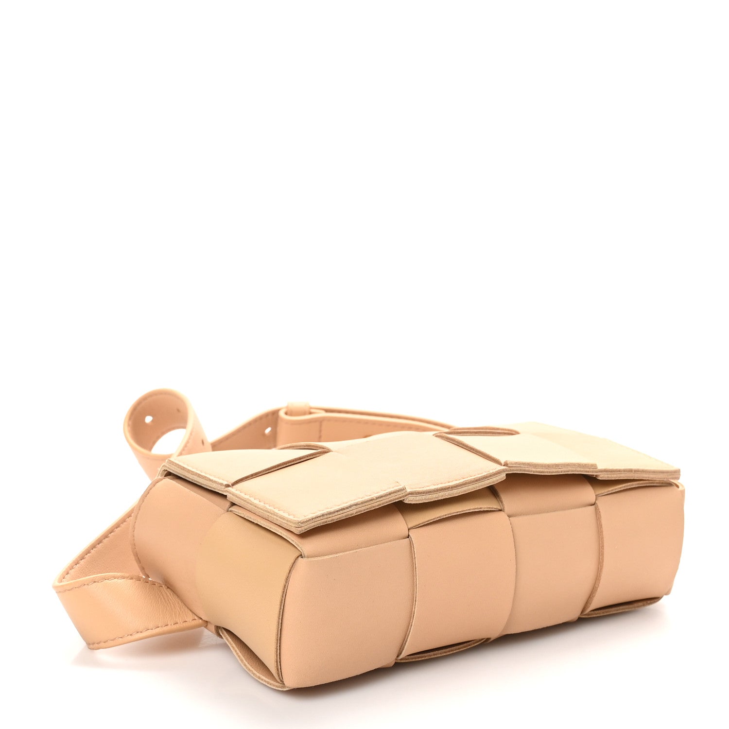 Bottega Veneta Nappa Maxi Intreccio The Belt Cassette Bag Almond 4 of 9