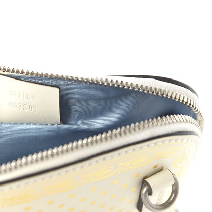 Gucci X SEGA Calfskin GUCCY Stars Mini Dome Shoulder Bag Mystic White Gold 9 of 10