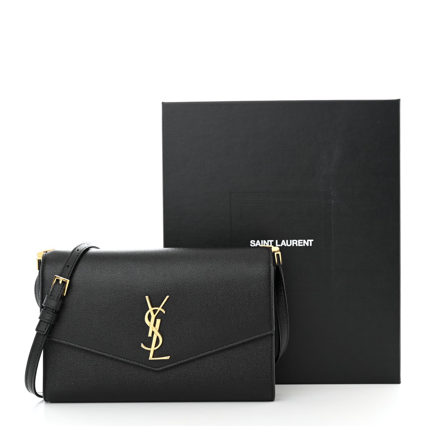 Grain De Poudre Mini Uptown Crossbody Bag Black