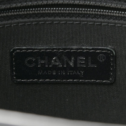 Chanel Aged Calfskin Chevron Quilted Medium Gabrielle Hobo So Black 6 of 11
