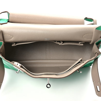 Hermes Taurillon Clemence Eclat Jypsiere 34 5 of 12