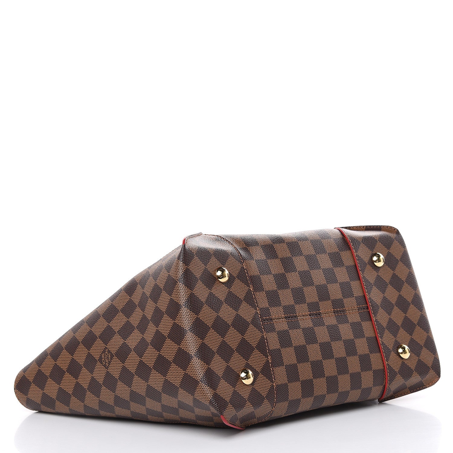 Louis Vuitton Damier Ebene Caissa Tote MM Cherry 4 of 12