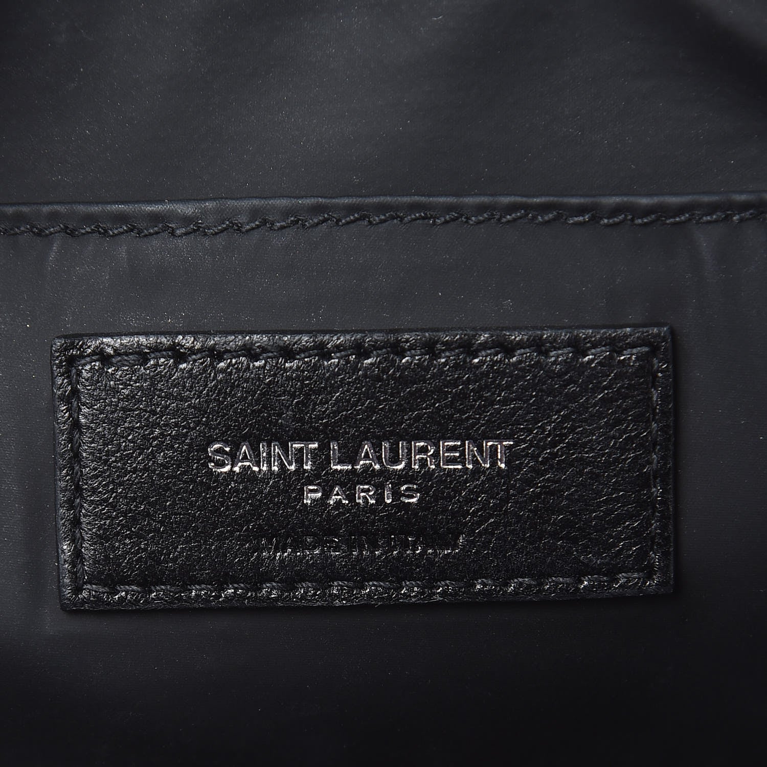 Saint Laurent Lambskin Y Quilted Monogram Loulou Cosmetic Case Rouge Orient 6 of 9