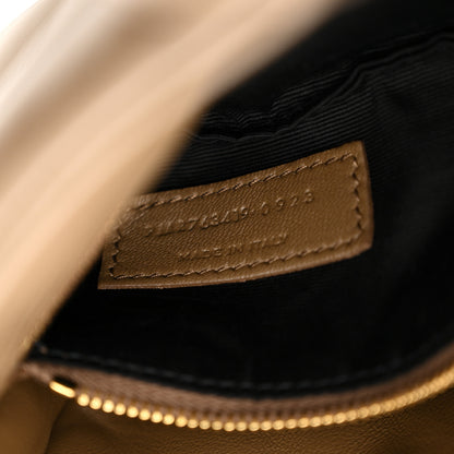 Saint Laurent Padded Lambskin Le 5 A 7 Hobo Dark Peanut 7 of 10