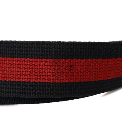 Gucci GG Supreme Monogram Web Slim Belt Bag Black Grey 18 of 19