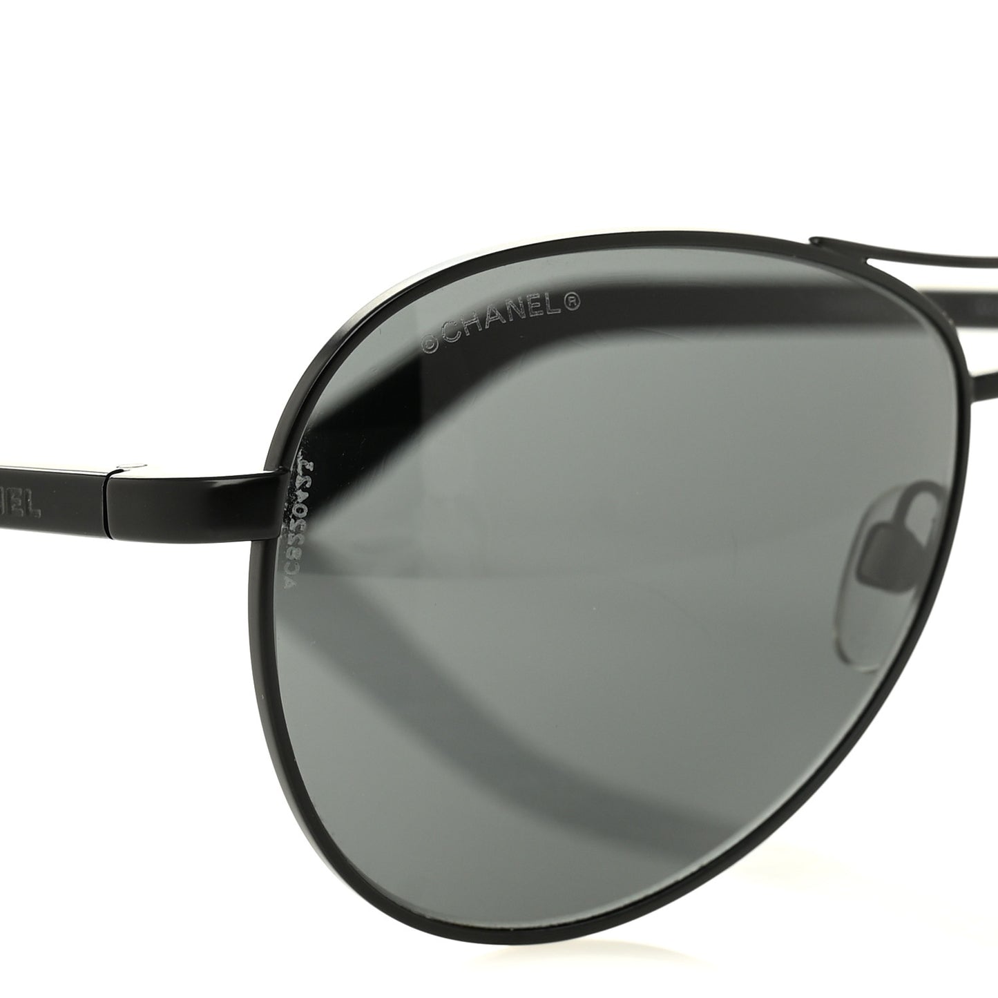 Metal Aviator CC Sunglasses 4201 Black