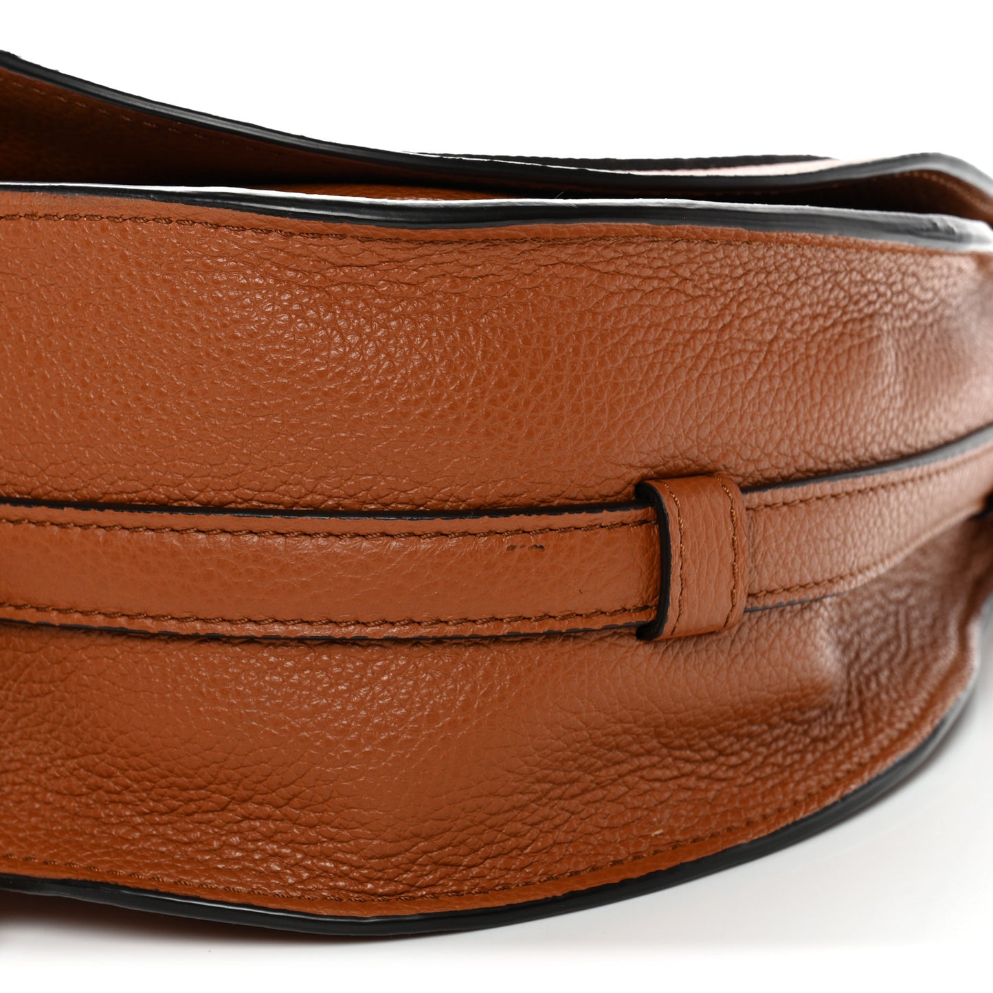 Calfskin Medium Marcie Round Crossbody Bag Tan