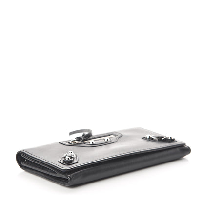Balenciaga Calfskin Papier Platre Money Wallet Black 3 of 5