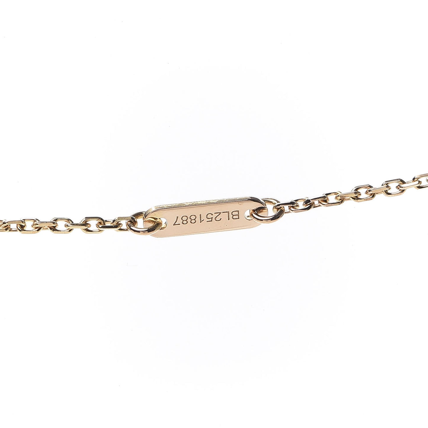 18K Rose Gold Carnelian Sweet Alhambra Pendant Necklace