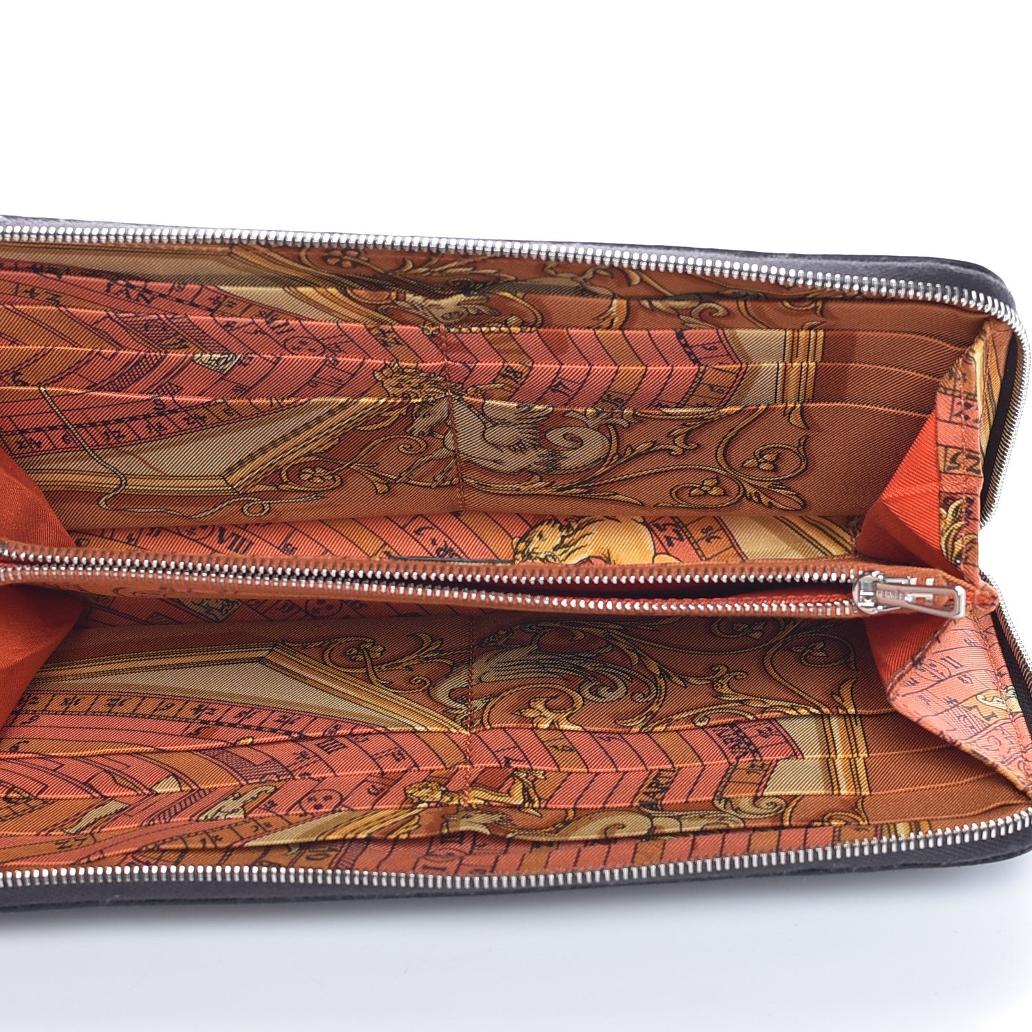 Hermes Epsom Silk'In Wallet Graphite Potiron 5 of 8