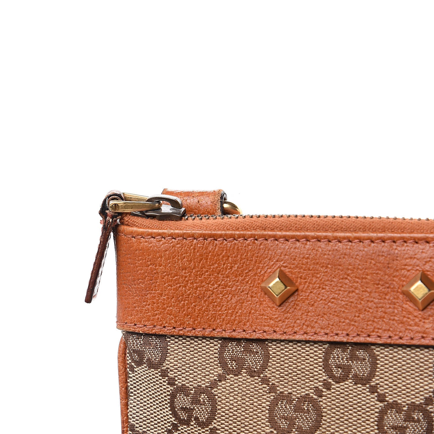 Gucci Monogram Studded Messenger Orange 14 of 16