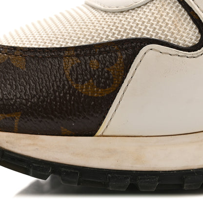 Louis Vuitton Calfskin Monogram Run Away Sneakers 37 White 11 of 14