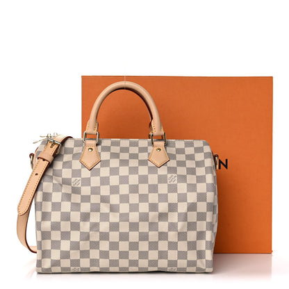 Louis Vuitton Damier Azur Speedy Bandouliere 30 12 of 12