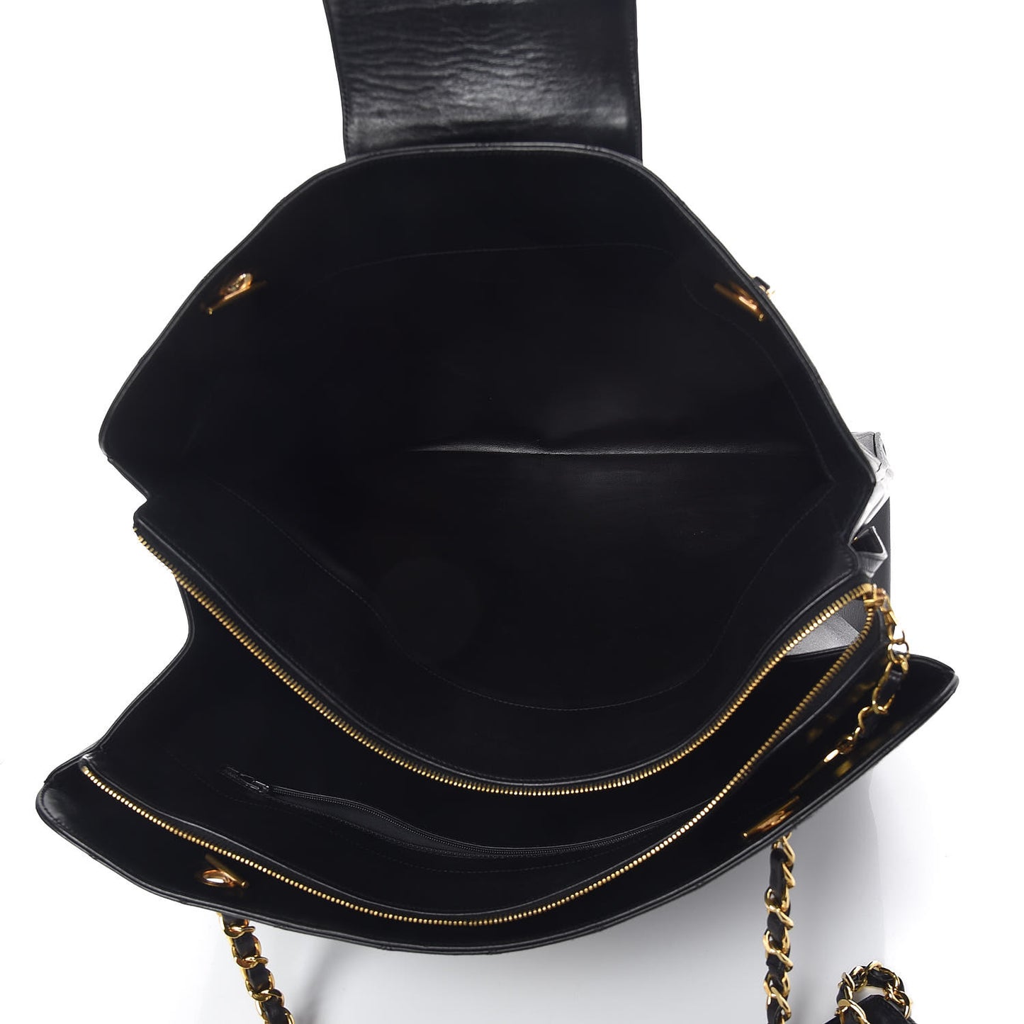 Calfskin Stitched XL Weekender Black