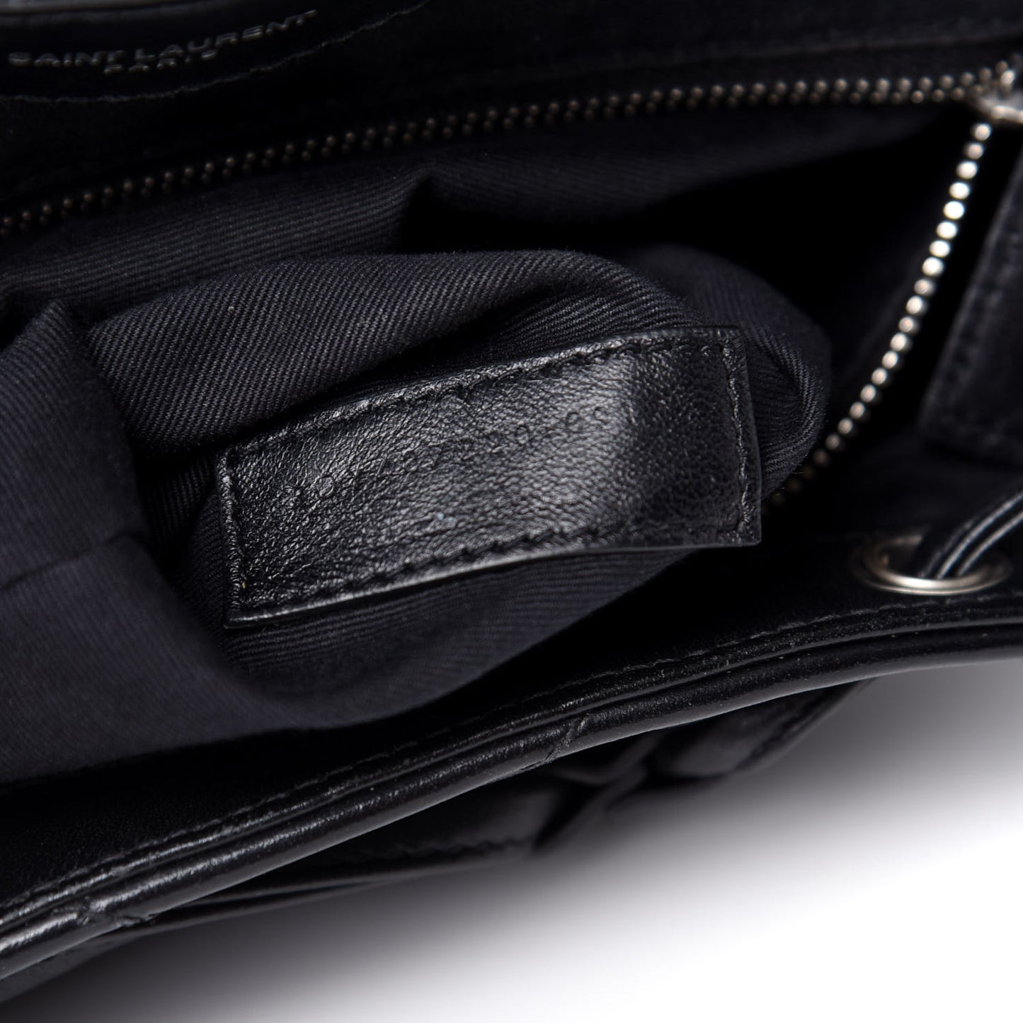 Calfskin Y Quilted Monogram Small Loulou Backpack Black