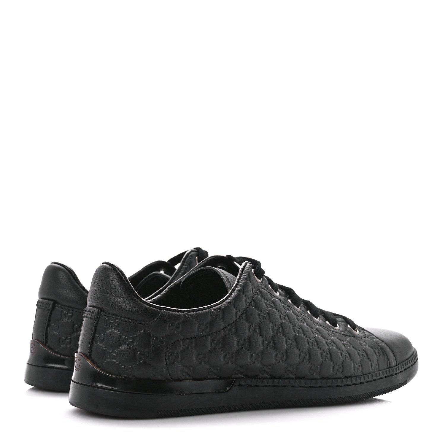 Gucci Soft Microguccissima Womens Sneakers Black 4 of 8