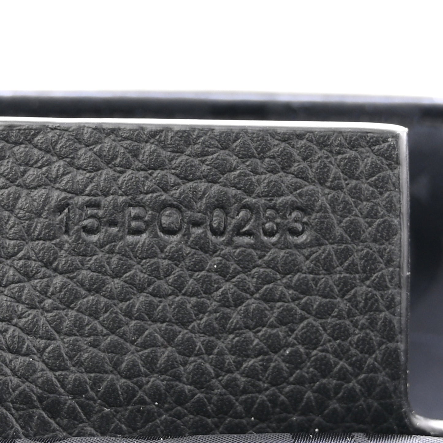 Grained Calfskin Saddle Messenger Bag With Strap Black