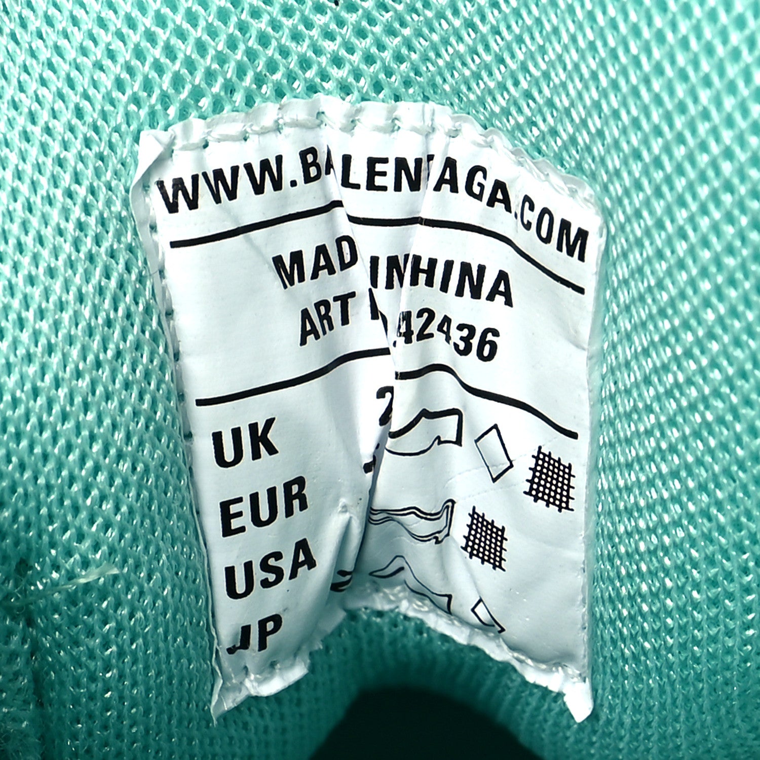 Balenciaga Rubber Mesh Fabric Monocolor Recycled Sole Womens Track Sneakers 35 Mint 9 of 10