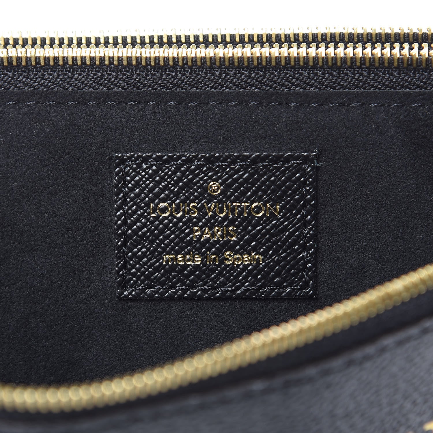 Louis Vuitton Monogram Giant Jungle Pochette Double Zip Black 7 of 10